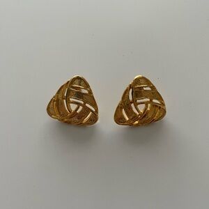 Vintage Triangle Earrings